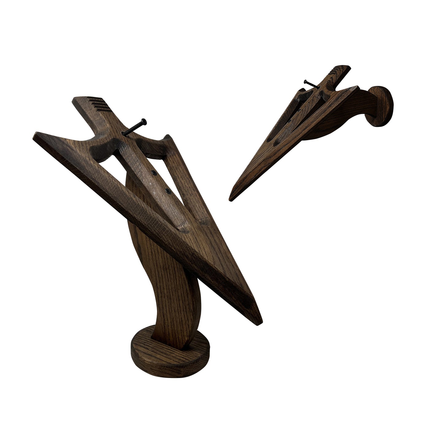 Swan Neck Arrowhead Skull Mount (Circle Base)