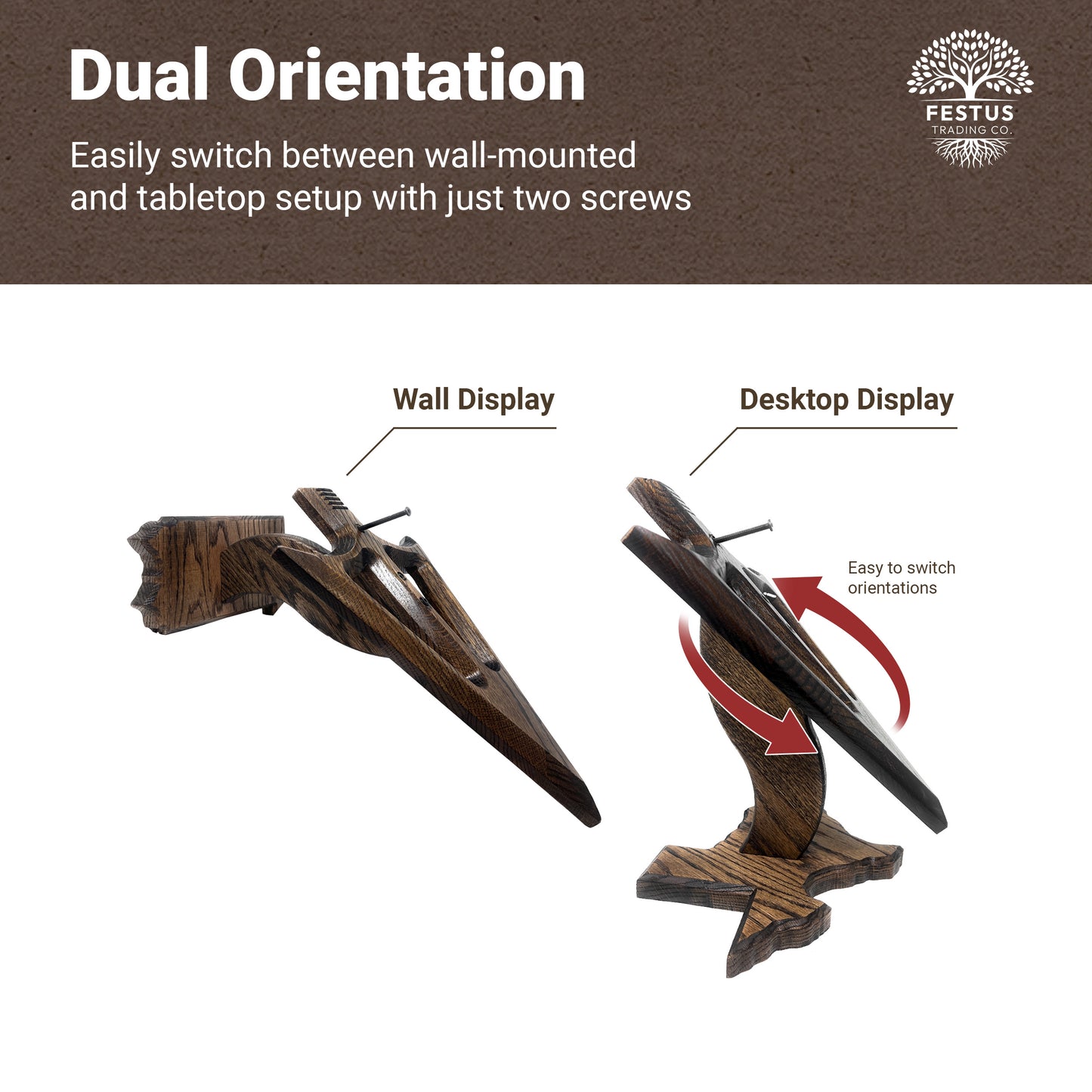 Swan Neck Arrowhead European Mount Plaques (State Base) with Epoxy Resin Finish - Custom Color Photo, Deer Stand Brackets, Sturdy Multi-Species Skull Hanger for Deer, Turkey Tail Mounting Plaque, Skull Hookers, Made in the USA