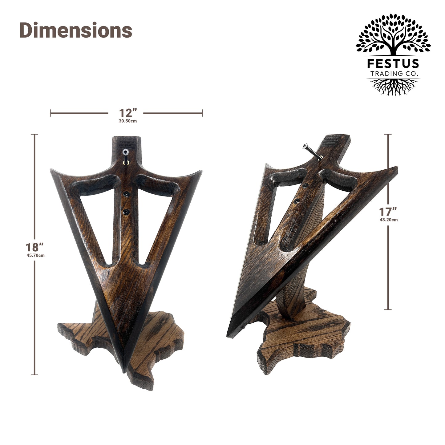 Swan Neck Arrowhead European Mount Plaques (State Base) with Epoxy Resin Finish - Custom Color Photo, Deer Stand Brackets, Sturdy Multi-Species Skull Hanger for Deer, Turkey Tail Mounting Plaque, Skull Hookers, Made in the USA