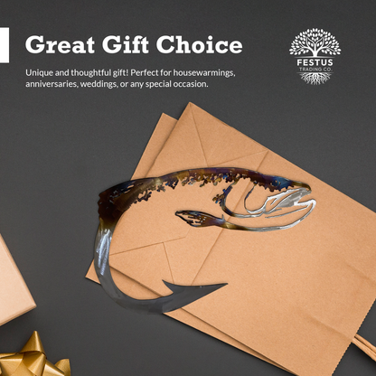 Steelhead Fish Metal Wall Art Sculpture