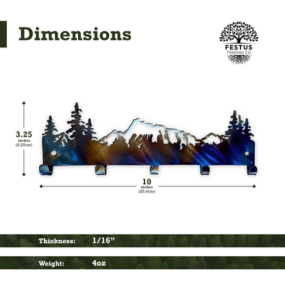 Leash/Key Hanger - Mountain Rustic Rack