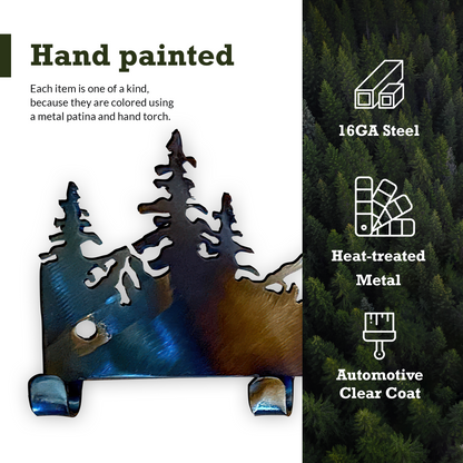 Leash/Key Hanger - Mountain Rustic Rack