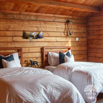 Sawtooth Mountain Scene Metal Wall Art