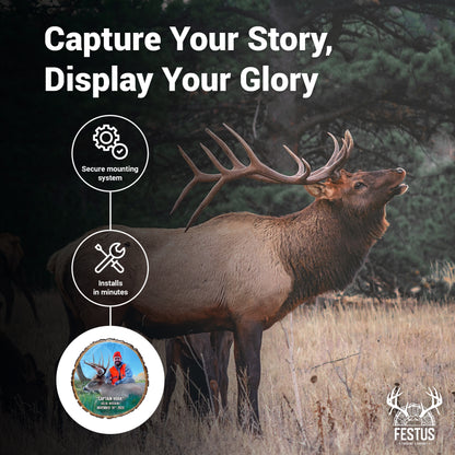 Custom Hunting Photo Wall Plaque with Color Photo