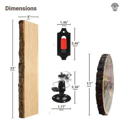 European Mount Plaque with Custom Photo