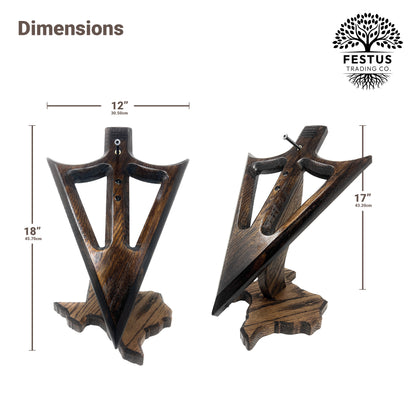 Swan Neck Arrowhead Skull Mount (State Base)